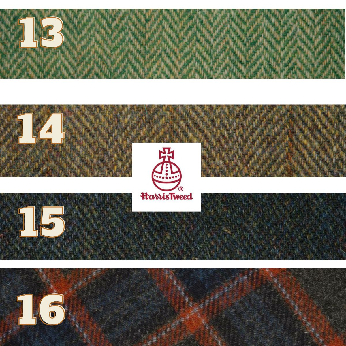 Harris Tweed Dog Lead Available in 35 &