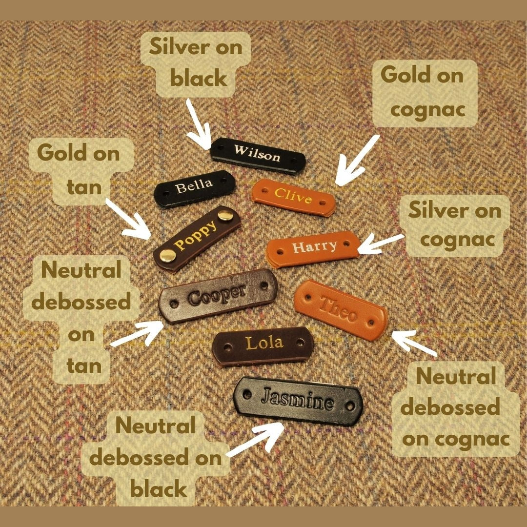 Add an Upgrade: Optional Name Personalisation on Leather Nameplate