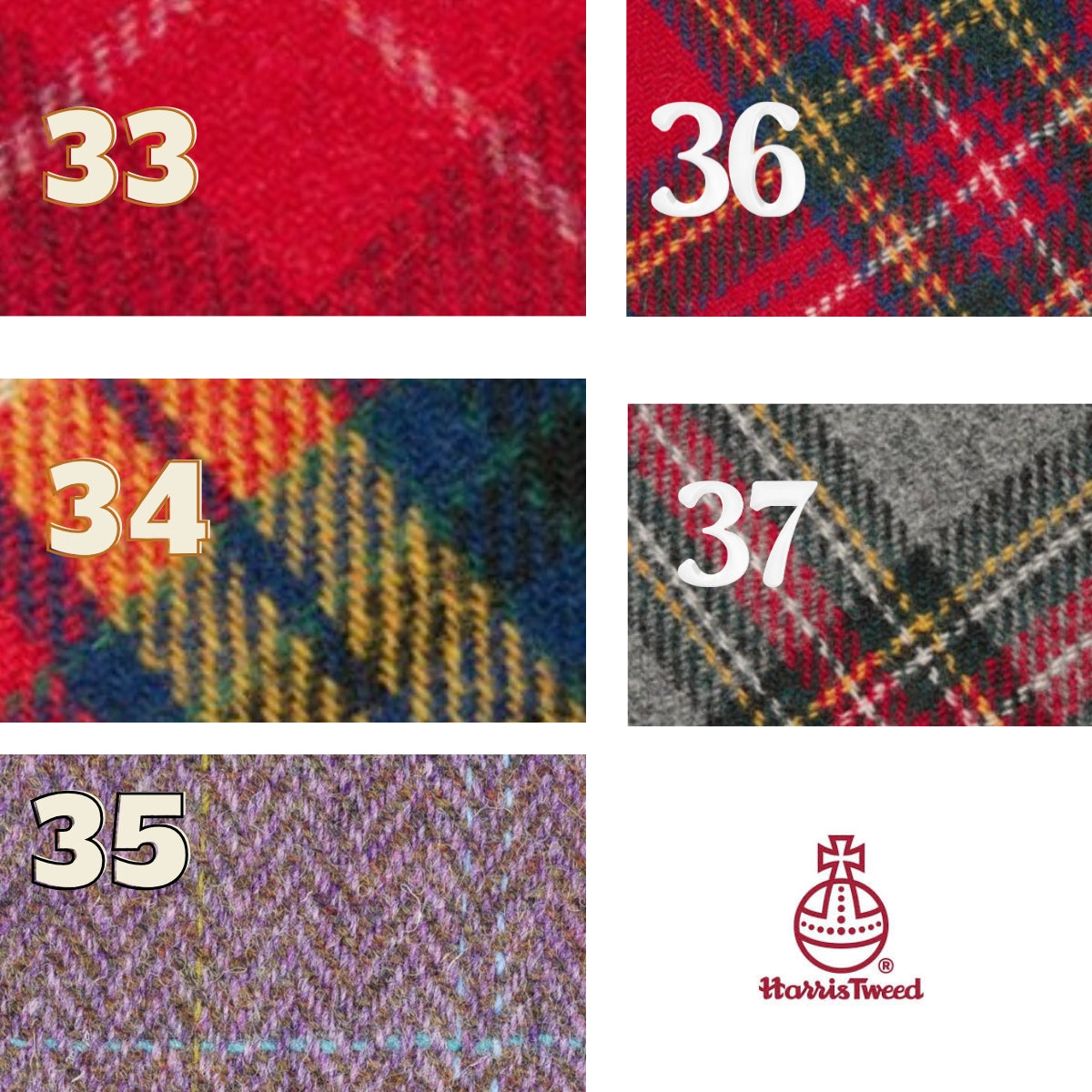 Harris Tweed Dog Lead Available in 35 &