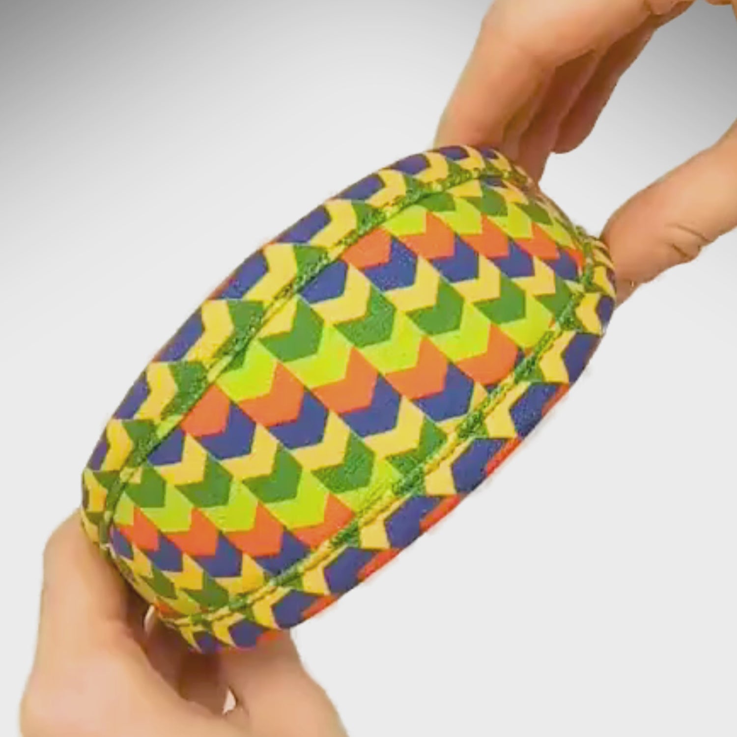 Vegan Dog Collar in Green Chevron Designer Chenille for Whippets, Greyhounds etc or Slim Fit.