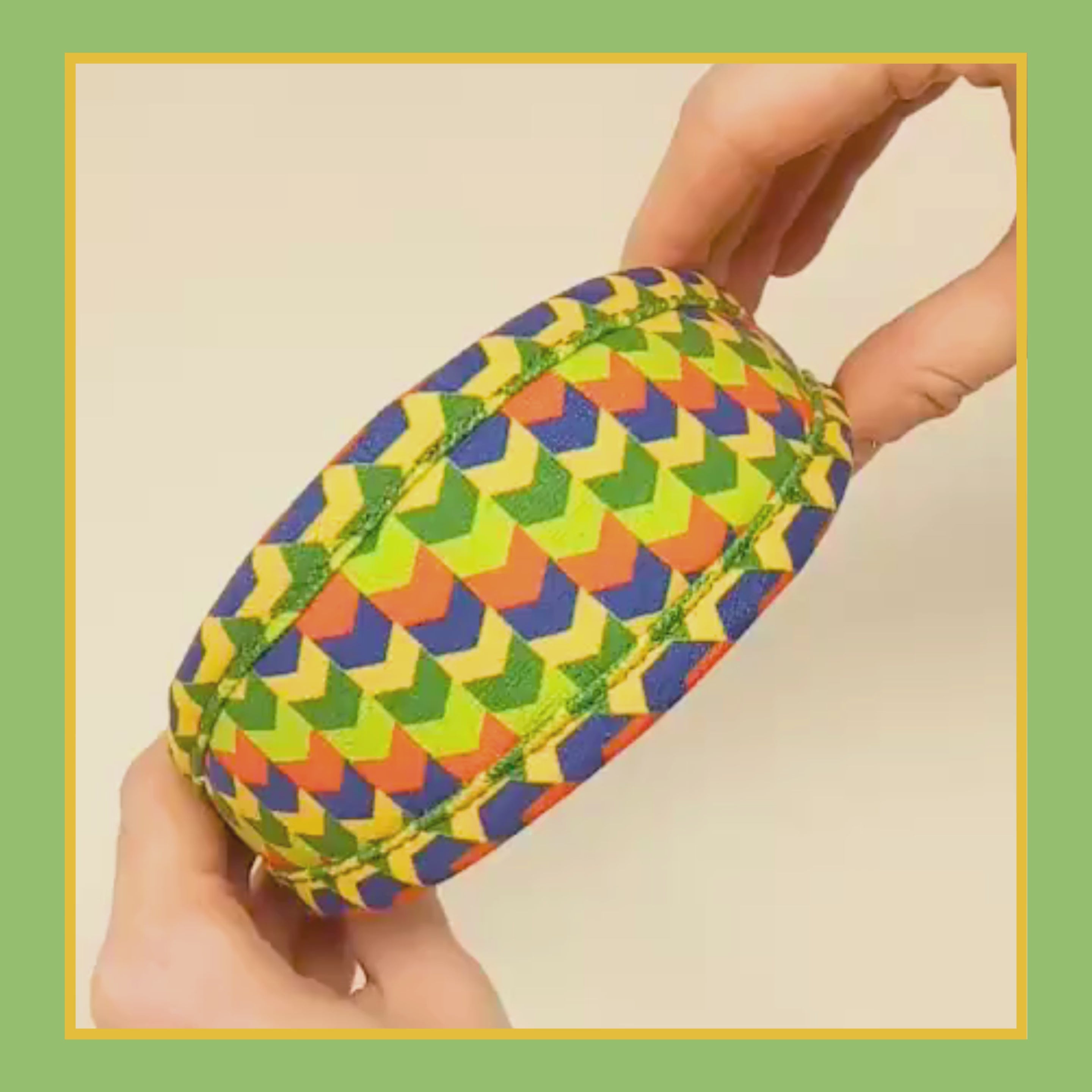 Vegan Dog Collar in Green Chevron Designer Chenille, Custom Dog Collar