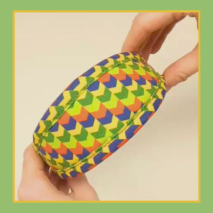 Vegan Dog Collar in Green Chevron Designer Chenille, Custom Dog Collar