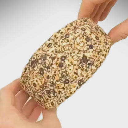 nude brown soft padded custom personalized whippet greyhound sighthound lurcher collar with dogs name on