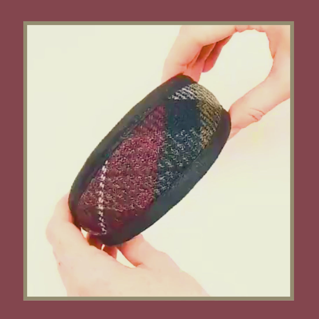 burgundy maroon green grey harris tweed tartan dog collar, luxury soft padded for whippet greyhound lurcher