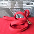 red harris tweed dog lead