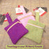 harris tweed dog treat bags attach to lead or belt loop